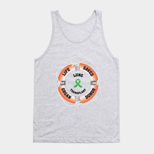 Life Saved by an Organ Donor Ring Buoy Lung Light T Tank Top